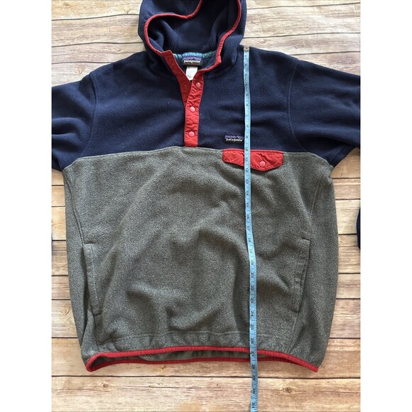 Patagonia Lightweight Synchilla Snap-T Fleece Pullover Gray Blue Men’s Large EUC - Picture 6 of 7